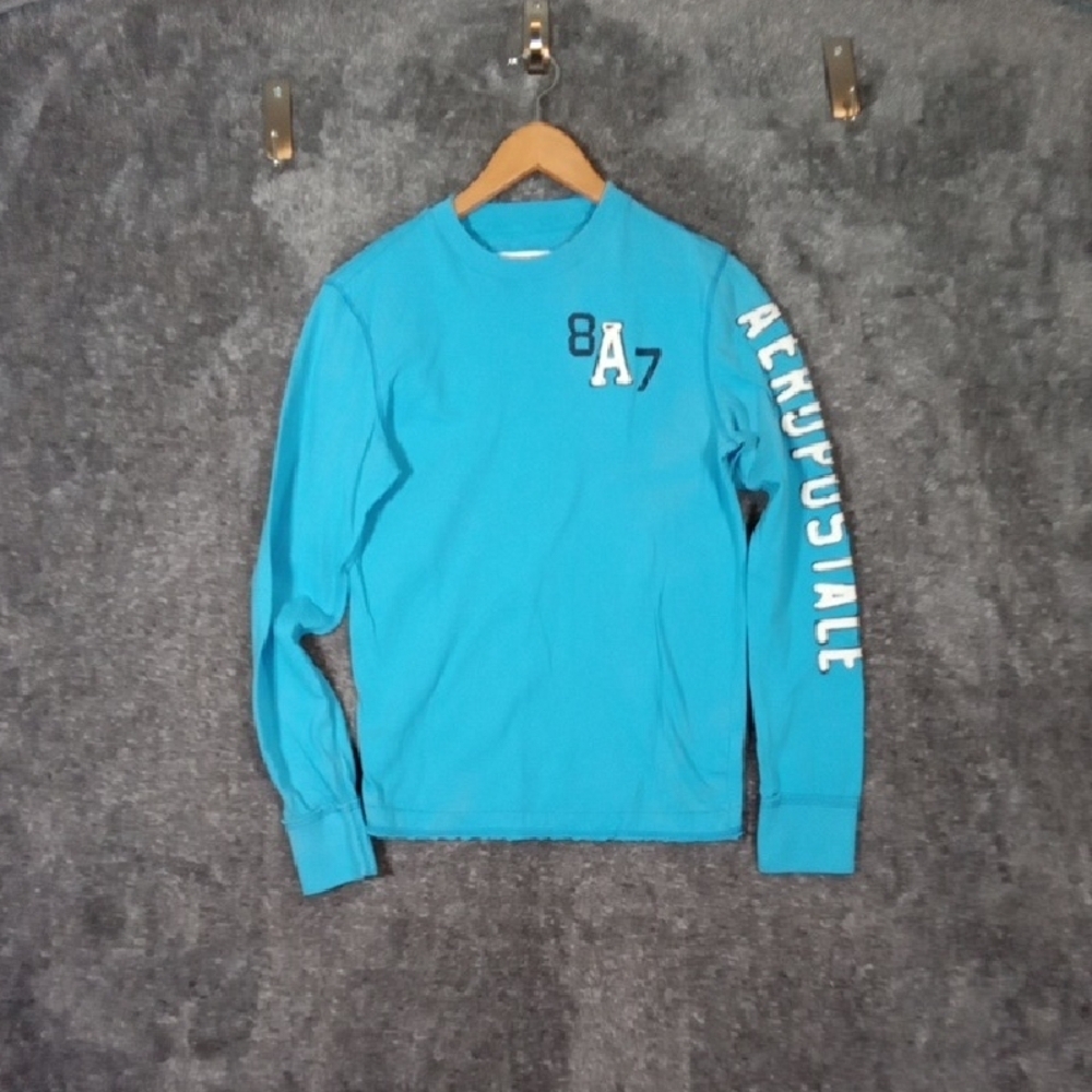 Aeropostale Womens Spellout Graphic Y2k Inspire 2010 Long Sleeve Size Xs/TP